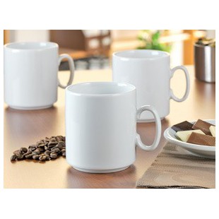 Esmeyer Tasse à caf‚ "Diane", set de 6, blanc 