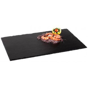 APS Plat en ardoise naturelle, (L)265 x (P)162 mm,anthracite