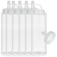 APS Bouteille verseuse souple, 760 ml, set de 6, transparent