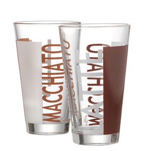 Lot de 6 : Flirt by R & B Verre à latte-macchiato 'Coffeeparty', 0,33 l