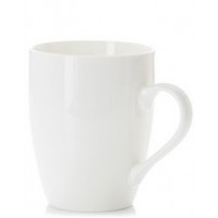 Lot de 6 : Ritzenhoff & Breker Tasse à café 'Gusto', 0,31 L, blanc