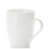 Lot de 6 : Ritzenhoff & Breker Tasse à café 'Gusto', 0,6 L, blanc
