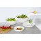 Lot de 6 : Snap by R & L Assiette à salade '4EVERY DAY', blanc