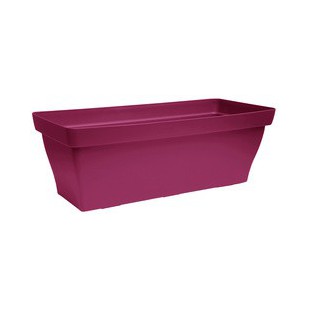 Poétic Set jardinière et soucoupe ROMEO, set de 2, rouge