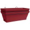 Poétic Set jardinière/soucoupe/support ROMEO, set de 2,rouge