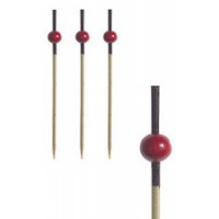 PAPSTAR Pique apéritif 'Red Pearl', longueur: 70 mm
