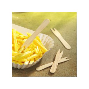 PAPSTAR Fourchette à frites 'pure', longueur: 121 mm