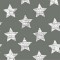 PAPSTAR Serviette à motif 'Vintage Stars', 330x330 mm, gris