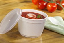 STARPAK Bol à soupe rond 'To Go', 350 ml, blanc