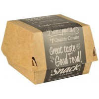 PAPSTAR Boîte à burger 'pure', dimensions: 115 x 110 x 70 mm