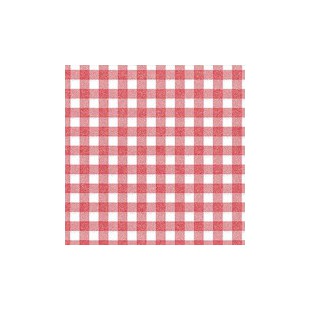 PAPSTAR Serviette 'ROYAL Collection Vichy', rouge