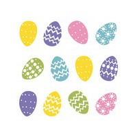 PAPSTAR Serviettes à motif de Pâques 'Coloured Eggs'