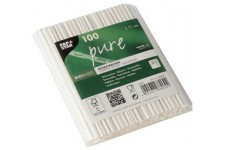 PAPSTAR Touillette en papier 'pure', longueur: 110 mm, blanc