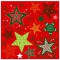 PAPSTAR Serviette à motif de Noël 'Winter Poinsettia'