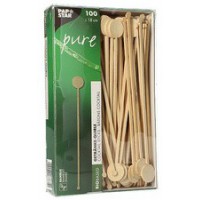 PAPSTAR Bâtons cocktail 'pure', en bambou, longueur : 180 mm