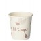 PAPSTAR Gobelet en carton 'pure' ZERO, 0,1 l, beige/lilas