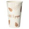 PAPSTAR Gobelet en carton 'pure' ZERO, 0,1 l, beige/lilas