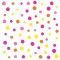 PAPSTAR Serviette à motif 'Colorful Dots', 330x330 mm, rose