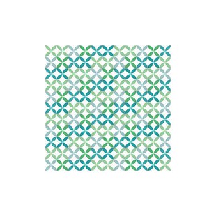 PAPSTAR Serviette à motif 'Graphic', 330 x 330 mm, orange