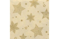 PAPSTAR Nappe pour Noël 'Christmas Shine', crème