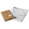 Lot de 4 : STARPAK Filet fraîcheur réutilisable, avec cordon, blanc