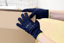 Lot de 12 : HYGOSTAR Gant antidérapant 'PEARL', XL, bleu