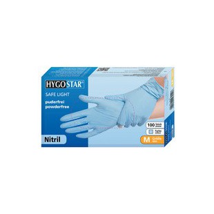 HYGONORM gant nitrile 'SAFE LIGHT', XXL, bleu