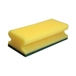 Lot de 10 : HYGOCLEAN Eponge de nettoyage CLASSIC, 150 x 70 mm, jaune