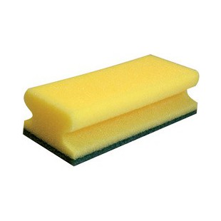 Lot de 10 : HYGOCLEAN Eponge de nettoyage CLASSIC, 150 x 95 mm, jaune