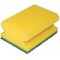 Lot de 10 : HYGOCLEAN Eponge de nettoyage CLASSIC, 150 x 95 mm, jaune