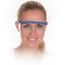 HYGOSTAR Lunettes de protection BLEU, verres transparents