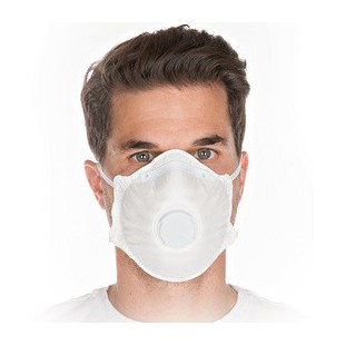 Lot de 20 : HYGOSTAR Masque de protection respiratoire, avec soupape