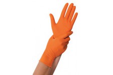 HYGOSTAR Gant en nitrile 'POWER GRIP', L, orange