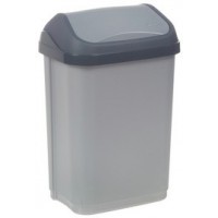 HYGOSTAR Sac poubelle, gris, 30 litres, 500 x 600 mm