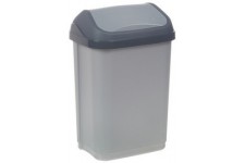 HYGOSTAR Sac poubelle, gris, 30 litres, 500 x 600 mm