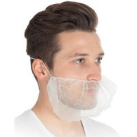 HYGOSTAR Couvre-barbe en PP, blanc