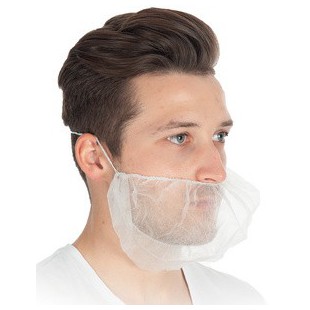 HYGOSTAR Couvre-barbe en PP, blanc