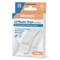 Lifemed Pansements 'Sensitive', blanc, pack de 10