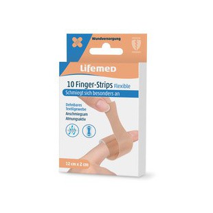 Lifemed Pansements pour doigts 'Flexible', pack de 10, chair