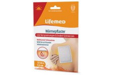 Lifemed Patch chauffant, 95 x 130 mm, blanc, pack de 2