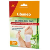 Lifemed Compresses vitales Bambou, 80 x 60 mm, blanc