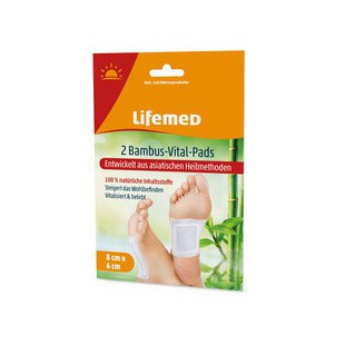 Lifemed Compresses vitales Bambou, 80 x 60 mm, blanc