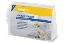 Lifemed Kit cosmétique de voyage, dans un étui en plastique