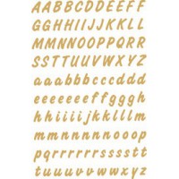 HERMA stickers alphabétique A-Z, or, film résistant aux