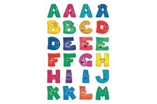 HERMA stickers alphabétique A-Z, en papier, visages amusants