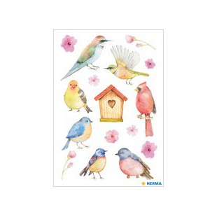 HERMA Autocollants DECOR 'Oiseaux chanteurs'