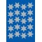 HERMA Autocollants de Noel DECOR 'étoiles', assorti, argent