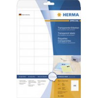 HERMA Etiquette en film SPECIAL, 97 x 42,3 mm, transparent