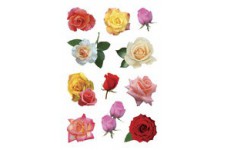 HERMA Sticker DECOR 'Boutons de rose multicolores'