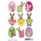 HERMA Stickers de Pâques MAGIC TREND 'Lapins dorés'